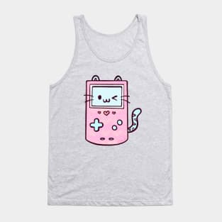 Game Boy Cat Tank Top